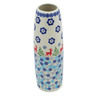 Polish Pottery Vase 9&quot; Ring Around The Reindeer