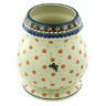 Polish Pottery Vase 9&quot; Spring Butterfly