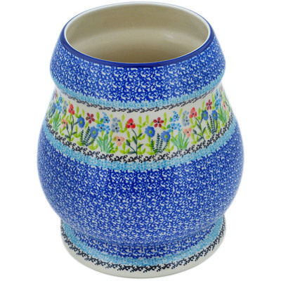Polish Pottery Vase 9&quot; Spring Essence UNIKAT