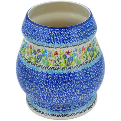 Polish Pottery Vase 9&quot; UNIKAT