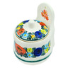 Faience Wall Jar 7&quot; Blooming Roses