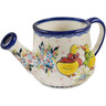 Polish Pottery Watering Can 22 oz Aster UNIKAT