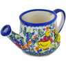 Polish Pottery Watering Can 22 oz Polish Garden UNIKAT