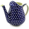 Polish Pottery Watering Can Blue Eyes