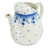 Polish Pottery Watering Can Blue Grapevine