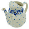 Polish Pottery Watering Can Blue Spring