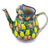 Polish Pottery Watering Can Easter Rose UNIKAT