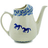 Polish Pottery Watering Can Horse Gallop