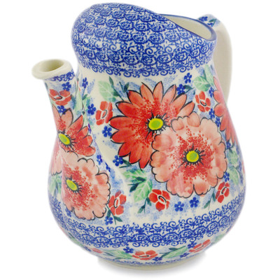 Polish Pottery Watering Can Peak Of Perfection UNIKAT