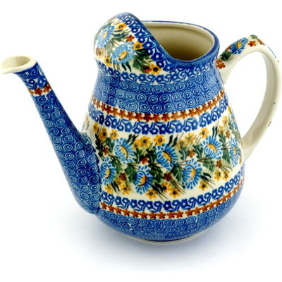 Polish Pottery Watering Can Summer Dreams UNIKAT