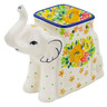 Polish Pottery Wax Warmer 6&quot; Bright Spring UNIKAT