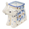 Polish Pottery Wax Warmer 6&quot; Pansy Parade UNIKAT