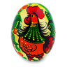 Wood Wooden Egg 3&quot; Rooster