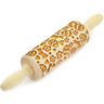 Wood Wooden Rolling Pin 9&quot; Wood Art