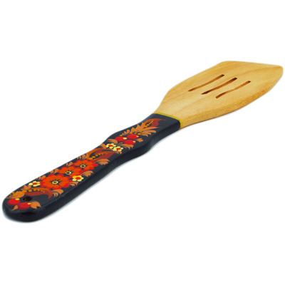 Wood Wooden Spatula 12&quot; Red Fruits