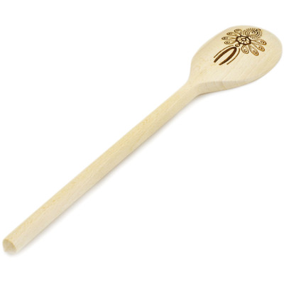 Wood Wooden Spoon 12&quot; Folk