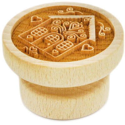 Wood Wooden Stamp 2&quot; Wood Art