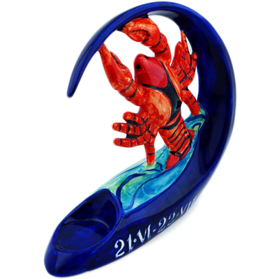 Ceramic Zodiac Figurine 8&quot; Cancer