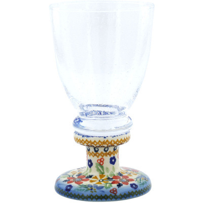 Polish Pottery 8¼-inch Pepper Grinder Summer Bouquet Theme Certificate of Authenticity Signature UNIKAT 